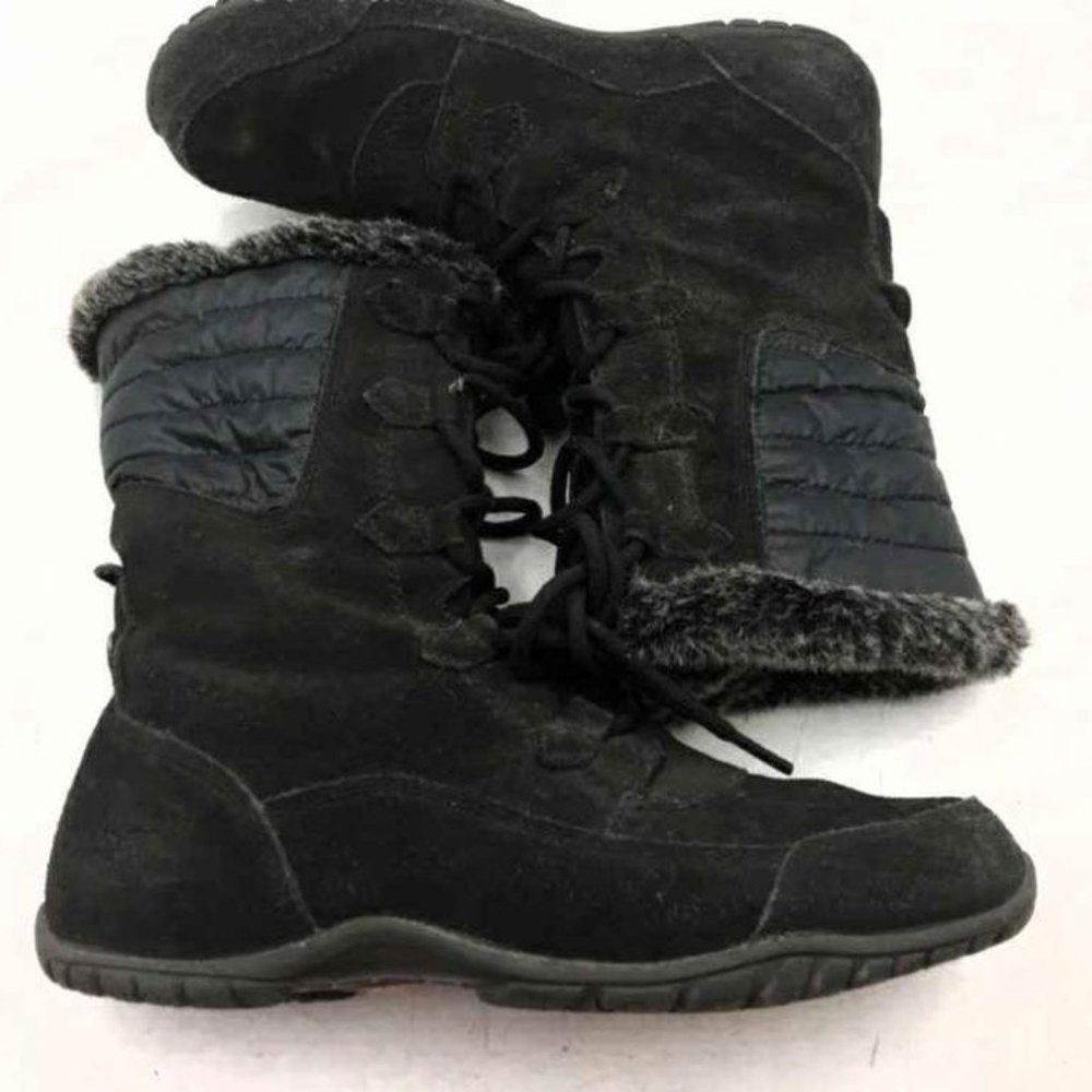 The North Face Nuptse Purna II NF0A32Y7 Black Mid-Calf Winter Boots Size 8